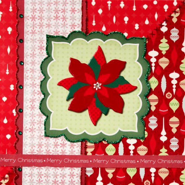 Scrapbookfare Christmas Handmade Dimensional Greeting Card - SCRAPBOOKFARE