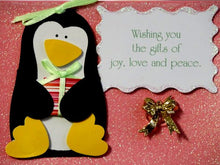 Scrapbookfare Christmas Wishing You The Gifts Of Love, Joy & Peace Handmade Dimensional Greeting Card