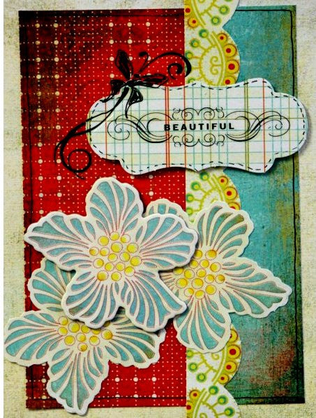 Scrapbookfare Any Occasion Handmade Dimensional Greeting Card - SCRAPBOOKFARE