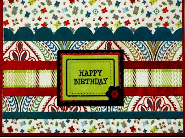 Scrapbookfare Birthday Handmade Dimensional Greeting Card - SCRAPBOOKFARE
