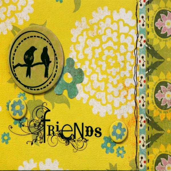 Scrapbookfare Friends Handmade Dimensional Greeting Card