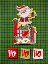 Scrapbookfare Christmas Ho Ho Ho Handmade Dimensional Greeting Card