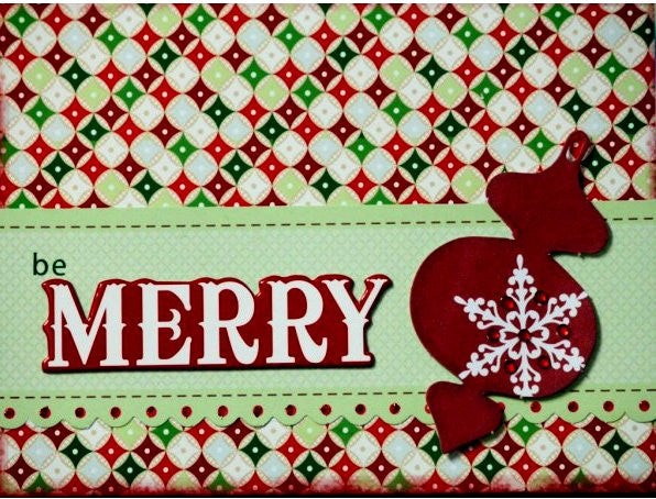 Scrapbookfare Christmas Handmade Dimensional Greeting Card - SCRAPBOOKFARE