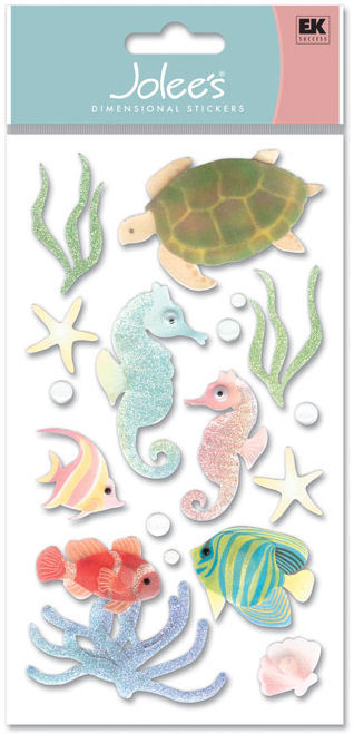 Jolee's Boutique Sea Horses Dimensional Stickers