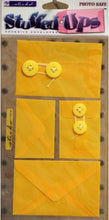 EK Success Sticko Stuffed Ups Yellow Self-Adhesive Envelopes Embellishments - SCRAPBOOKFARE