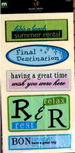 Making Memories Travel Woven Labels - SCRAPBOOKFARE