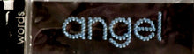 Me & My Big Ideas Words Angel Blue Rhinestones Adhesive Gem Sticker Embellishment