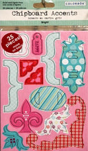 Colorbok Chipboard Punchout Bright Accents Embellishments - SCRAPBOOKFARE