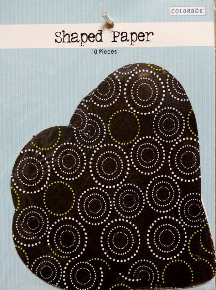 Colorbok Heart Shaped Scrapbook Paper - SCRAPBOOKFARE