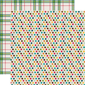 Echo Park Happy Camper Adventure Dots 12 x 12 Double-Sided Cardstock Paper
