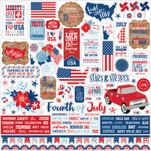 Echo Park American 12 x 12 Element Sticker Sheet