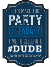 Amscan Happy Birthday Man Postcard Invitations Set 8ct.