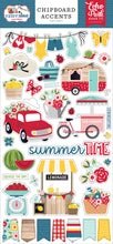 Echo Park A Slice Of Summer Chipboard Accent Stickers