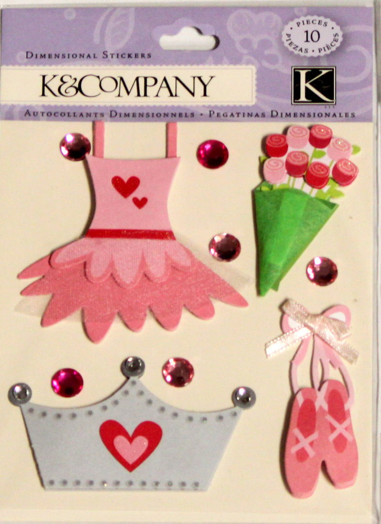 K & Company Little Performer Dimensional Stickers