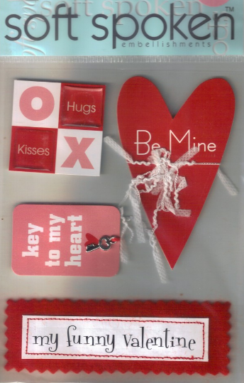 Me & My Big Ideas Soft Spoken My Funny Valentine Dimensional Stickers