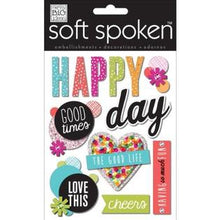 Me & My Big Ideas Soft Spoken Happy Day Dimensional Stickers