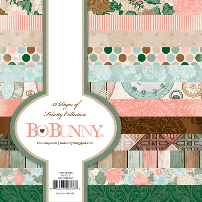 BoBunny Felicity Collection 6 x 6 Paper Pad