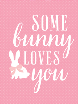 Echo Park Hello Easter 3x4 Journal Die-Cuts-Bunny Loves You