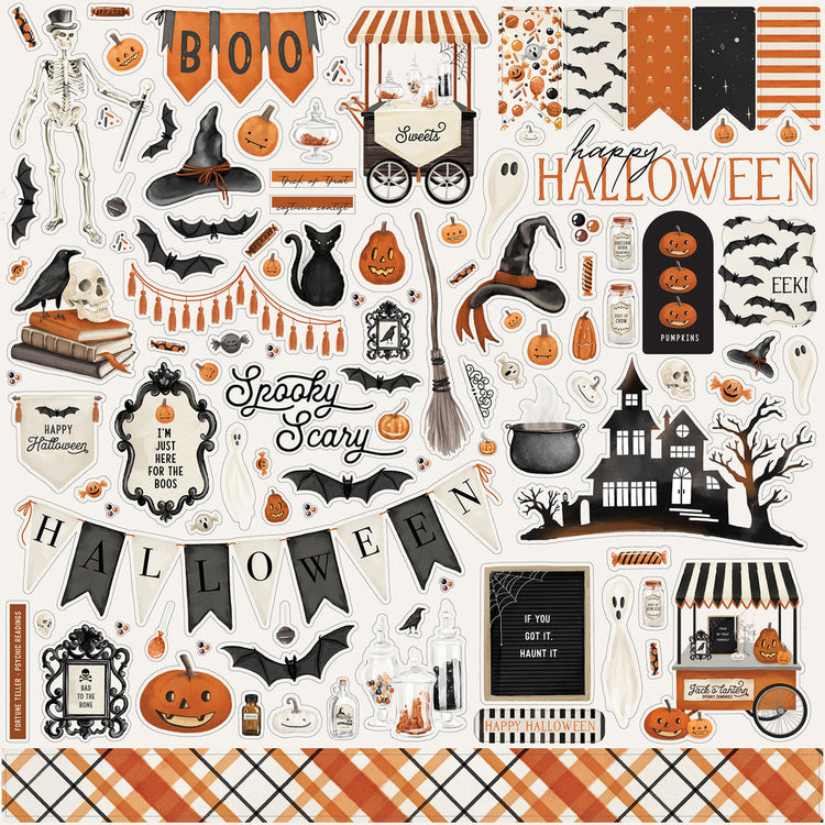Carta Bella Halloween Market 12 x 12 Element Sticker Sheet
