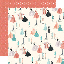 Carta Bella En Vogue Dress Shop 12 x 12 Double-Sided Scrapbook Paper