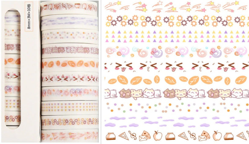 Color Series 10 Pack Washi Tape#2
