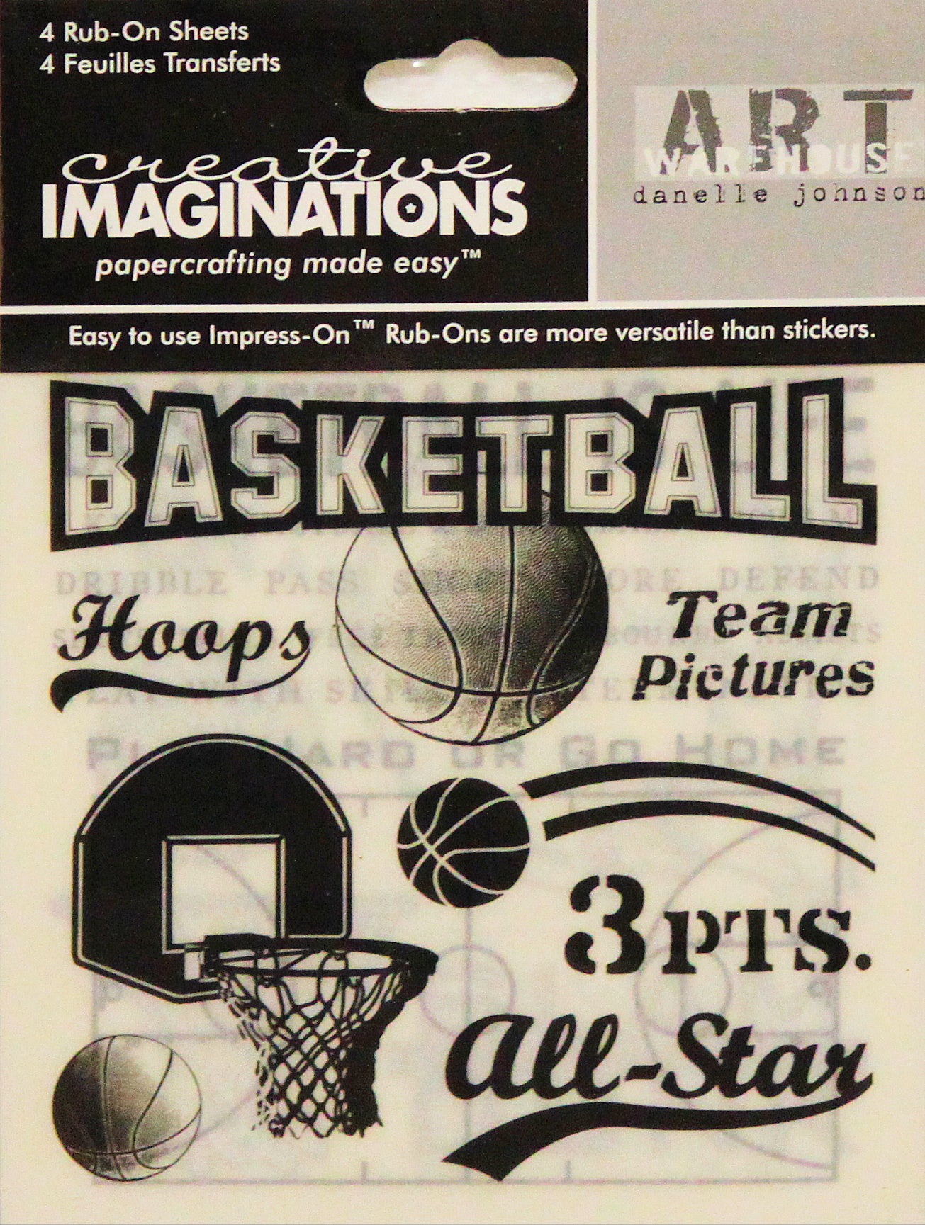 Creative Imaginations Swoosh Rub-On