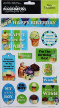 Creative Imaginations Birthday Celebration Dimensional Epoxy Stickers