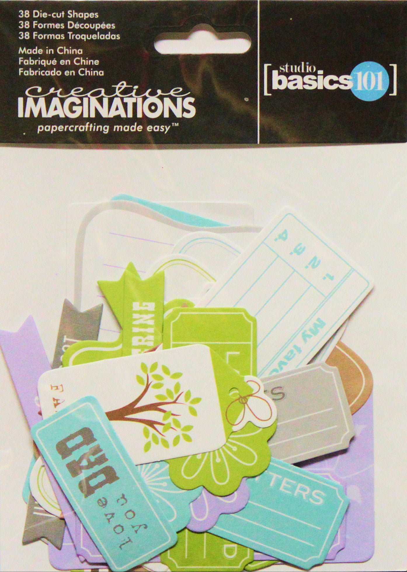 Creative Imaginations Family Matters 38pc Die-Cuts Embellishments