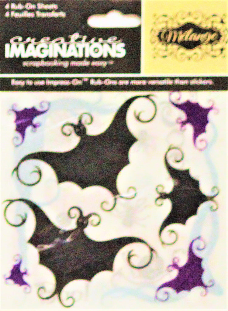 Creative Imaginations Midnight Shadow Rub-On