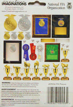 Creative Imaginations FFA Plaques 34pc Die-Cuts Embellishments