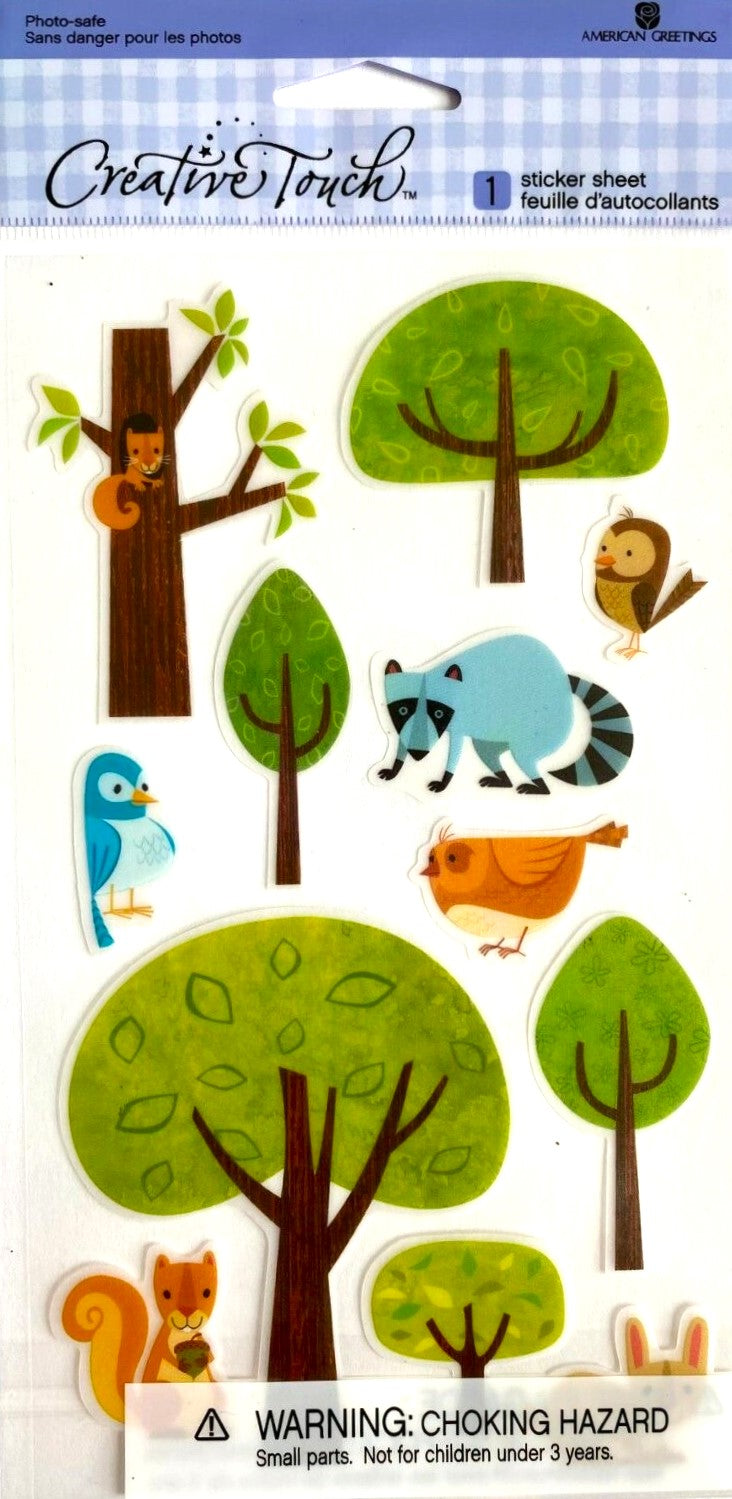 Creative Touch Woodland Animals Stickers