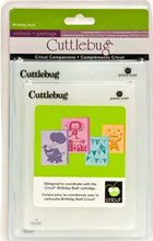 Cuttlebug Birthday Bash Embossing Folders
