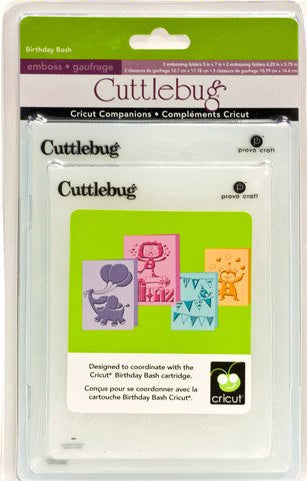 Cuttlebug Birthday Bash Embossing Folders