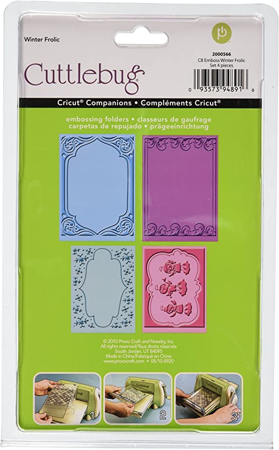 Cuttlebug Winter Frolic Embossing Folders