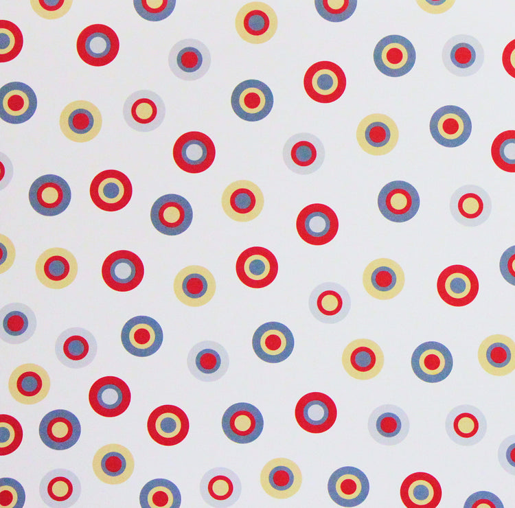 DCWV Bulls Eye 12 x 12 Flat Scrapbook Paper