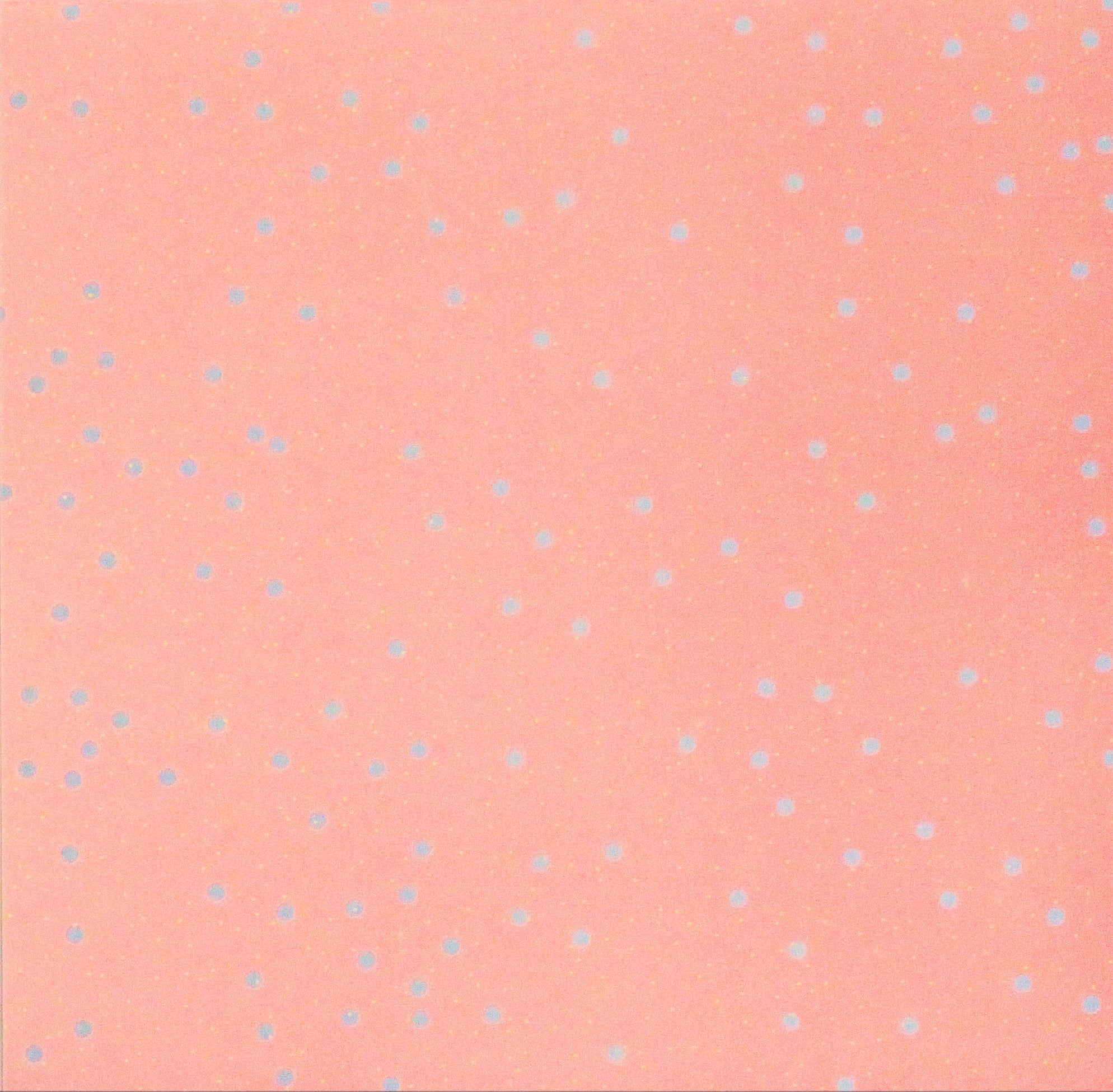 DCWV Easter Blue and White Dots 12 x 12 Flat Scrapbook Paper