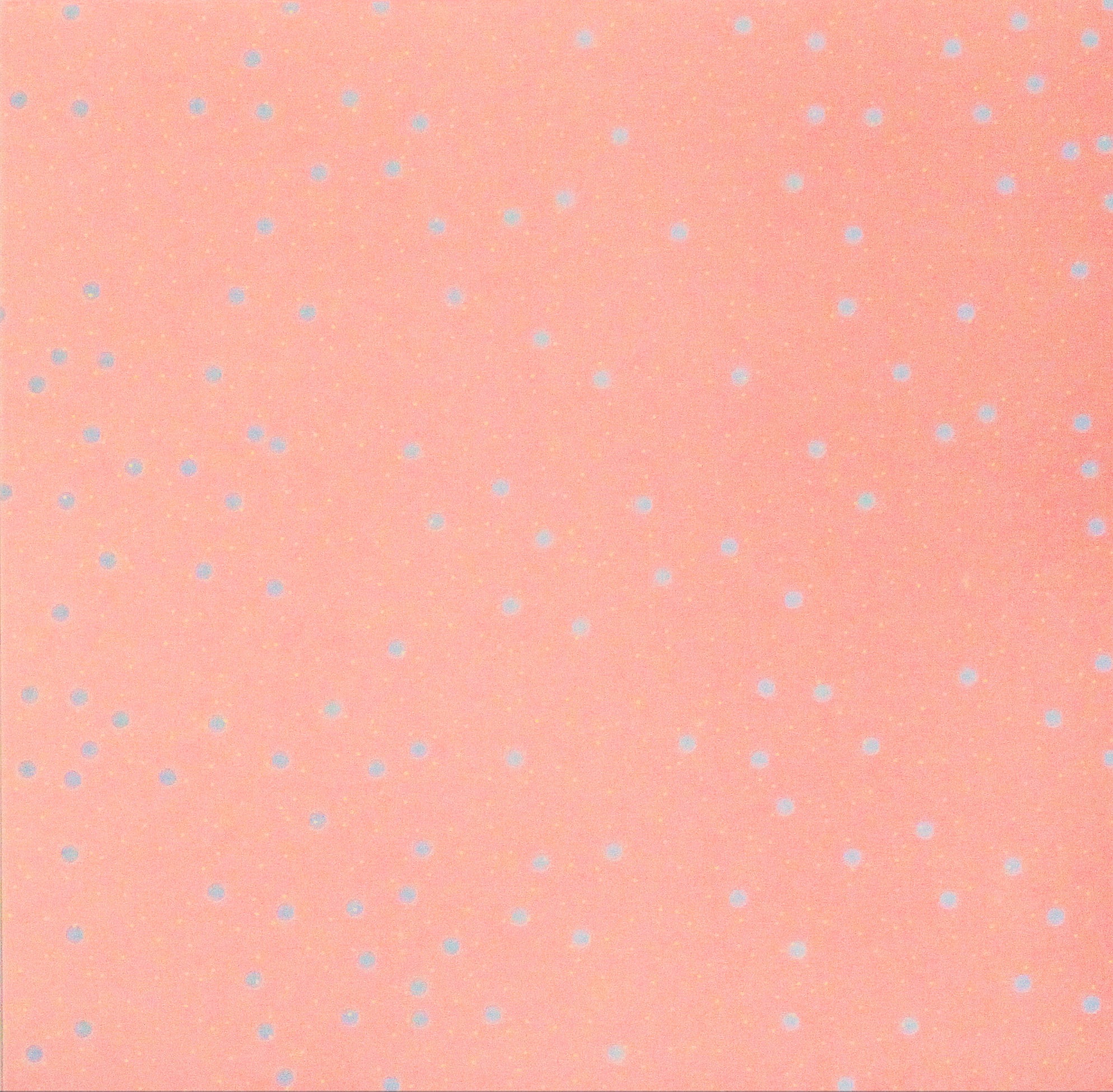 DCWV Easter Blue and White Dots 12 x 12 Flat Scrapbook Paper
