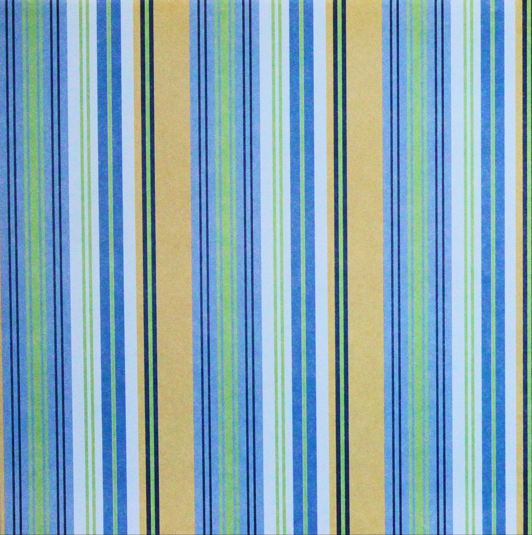 DCWV Manly Stripes 12 x 12 Flat Scrapbook Paper