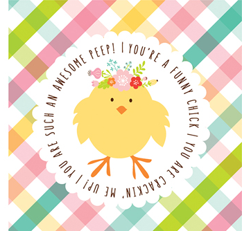 Echo Park Hello Easter 4 x 4 Journal Die-Cuts-Easter Chick