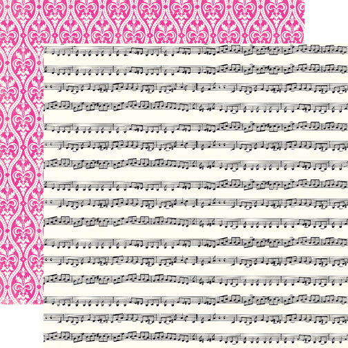 Echo Park 12 x 12 Be Mine Love Song Double-Sided Scrapbook Paper