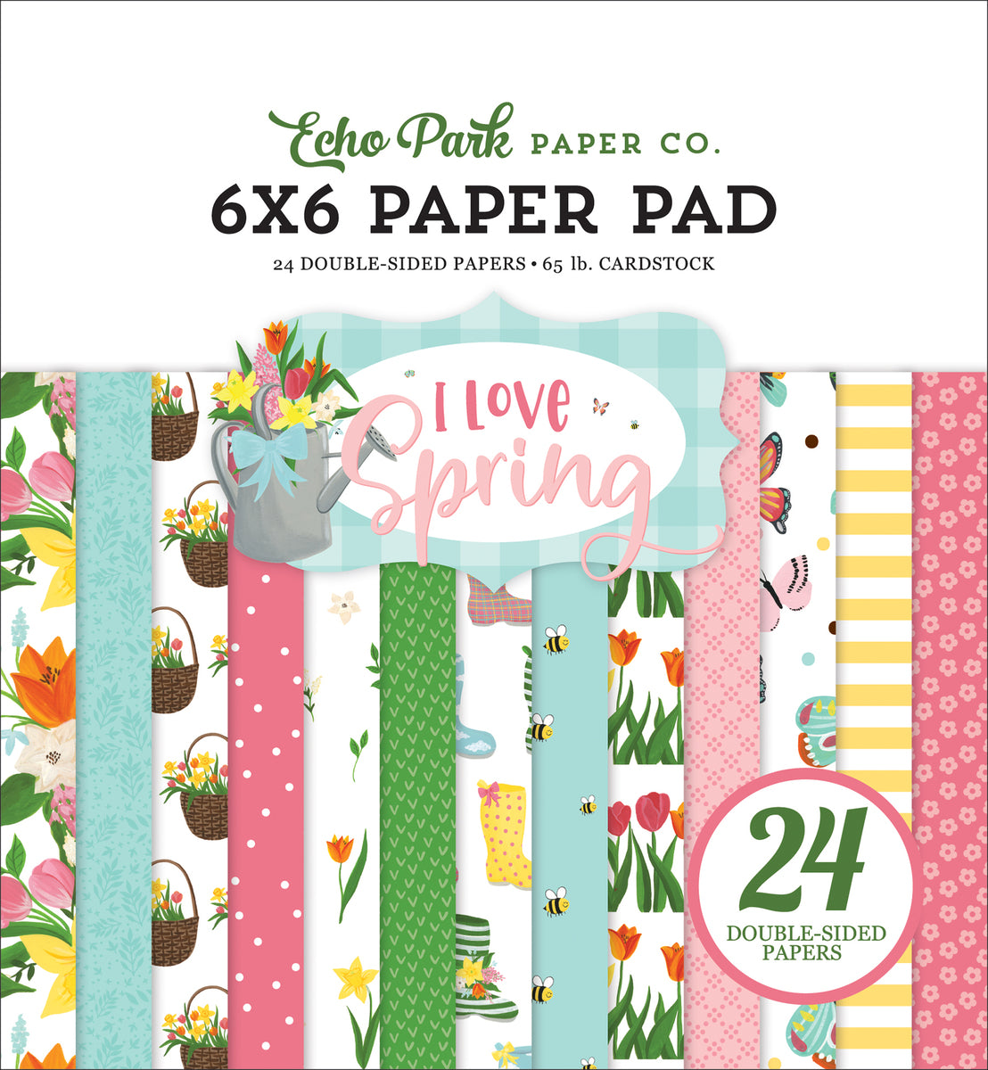 Echo Park I Love Spring 6 x 6 Scrapbook Paper Pad