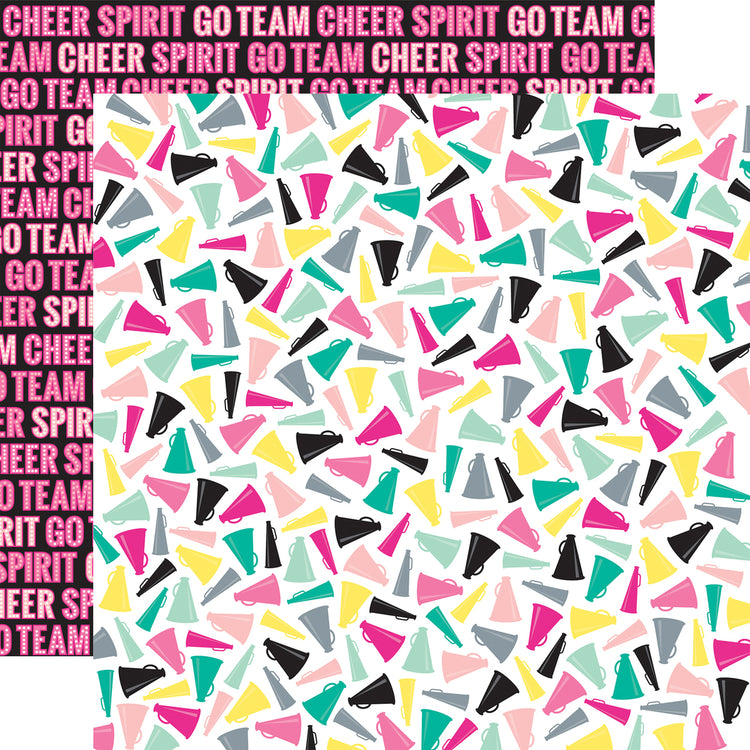 Echo Park 12 x 12 LOUD & PROUD CHEER Double-Sided Cardstock Paper