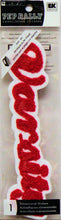 EK Success Sticko Red Varsity Word Embroidered Dimensional Sticker