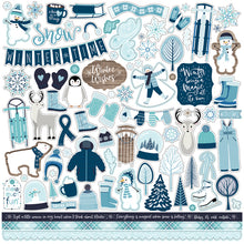 Echo Park Winter Magic 12X12 Element Sticker Sheet