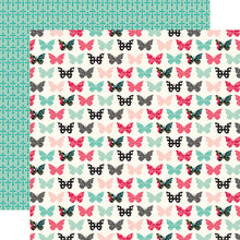 Echo Park 12 x 12 Double-Sided Forward With Faith Blessed Butterflies Scrapbook Paper