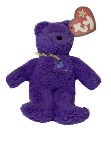 TY TEENIE BEANIE BABIES MCDONALD'S 25TH ANNIVERSARY-GRIMACE THE BEAR