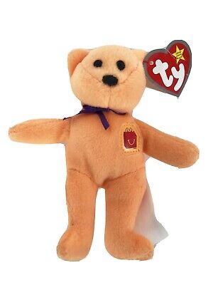 TY TEENIE BEANIE BABIES MCDONALD'S 25TH ANNIVERSARY-HAPPY MEAL THE BEAR