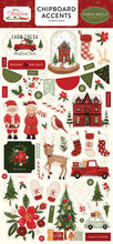 Carta Bella Hello Christmas Chipboard Accents Stickers