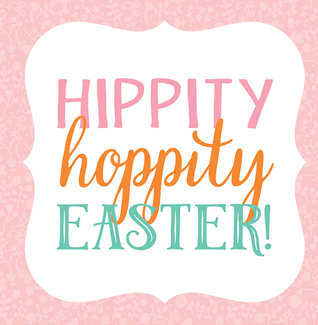 Echo Park Hello Easter 4 x 4 Journal Die-Cuts-Hibbity Hoppity