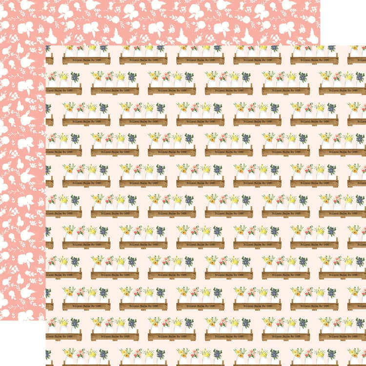 Carta Bella Spring Market Home Sweet Home 12 x 12 Double-Sided Scrapbook Paper